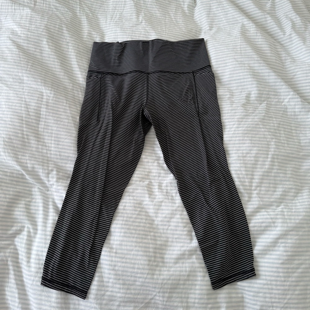Striped High-Waist Athleta Leggings